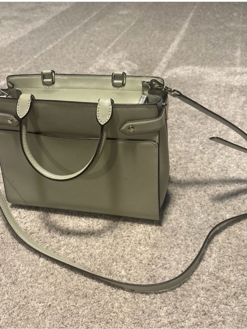 kate spade Olive Green Saffiano Leather Satchel